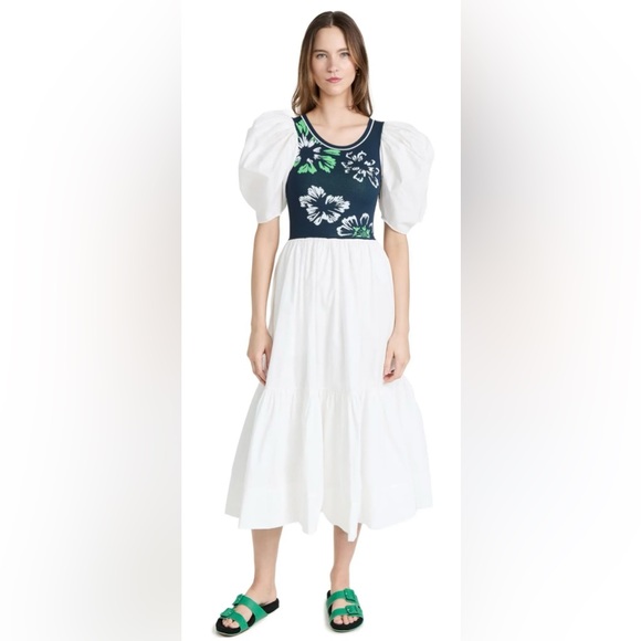 Tanya Taylor Naomi Embroidered Floral Dress - Picture 5 of 9